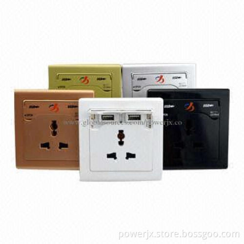 Power Supply, USB Wall Power Socket, Used for iPhone and iPad, 110 to 250V Voltage